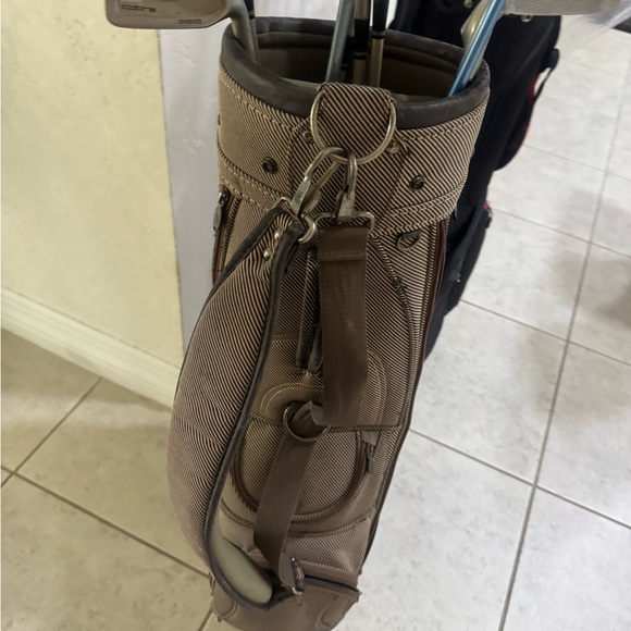 Izzo golf cart bag with shoulder strap and club dividers . - Picture 8 of 9